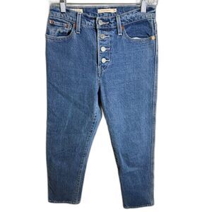 Levi’s Premium Wedgie Straight Jeans Women’s 26 High Rise Button Fly